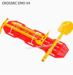 CROSSRC EMO X4 Parts RC Mood Parts Shovel Axe Pickaxe Escape Board YELLOW RED