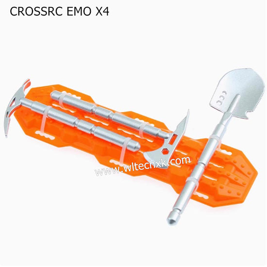 CROSSRC EMO X4 Parts RC Mood Parts Shovel Axe Pickaxe Escape Board SILVER ORANGE