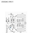CROSSRC EMO X Parts Car Body Decoration (BAG P) CS-97401113