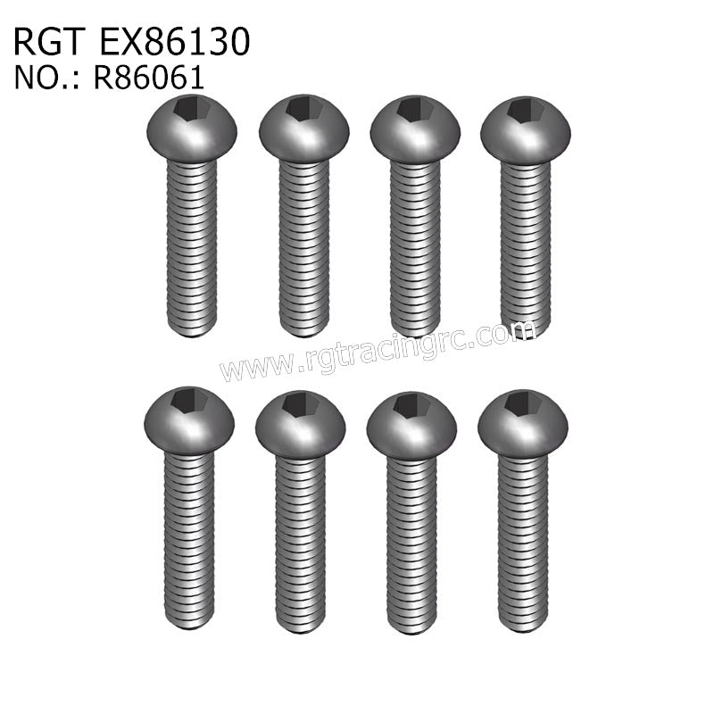 RGT EX86130 Original Parts Button Head 3X12 R86061