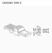 CROSSRC EMO X Parts Transparent Shell CS-97401093
