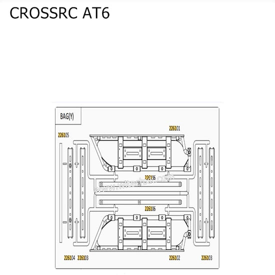 CROSSRC AT6 Parts Car Body Luggage Rack Parts CS-97401030