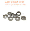 793127 Ball Bearings (7.93X12.7X3.95)  Parts For HAIBOXING 2996 2996A