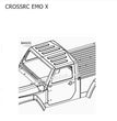 CROSSRC EMO X Parts Dark Gray Car Shell Assembly CS-97401241