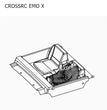 CROSSRC EMO X Parts Dark Gray Car Shell Assembly CS-97401241-2