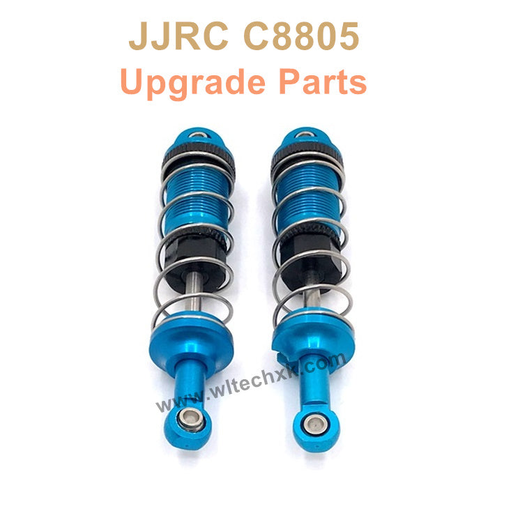 8-JJRC C8805 Upgrade Parts Metal Shock Blue (出厂没加油，可自行加油）