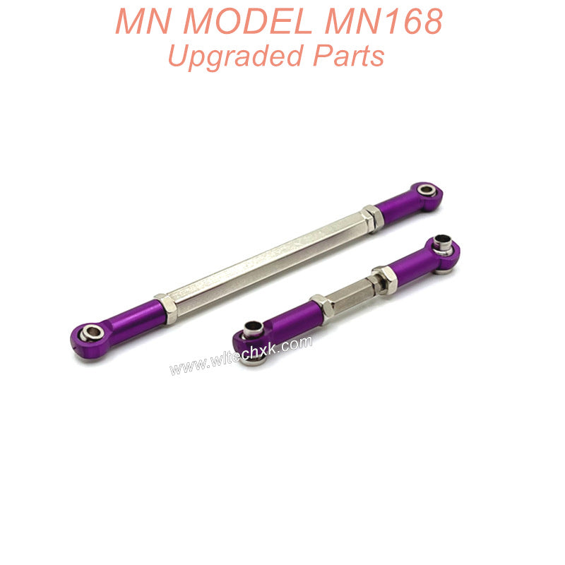 8-MN-Model-MN168-Upgrade-Metal-Front-Axle-Steering-Rod-Purple(1)