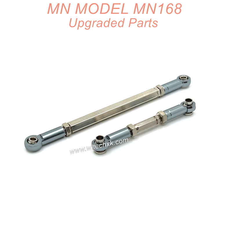 8-MN-Model-MN168-Upgrade-Metal-Front-Axle-Steering-Rod-Silver(1)