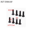 RGT EX86100 RC CAR Parts 3x12 Pan Head Screws 8pcs R86061