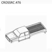 CROSSRC AT6 Parts Transparent Car Body Six Wheel Pickup CS-97401026-1