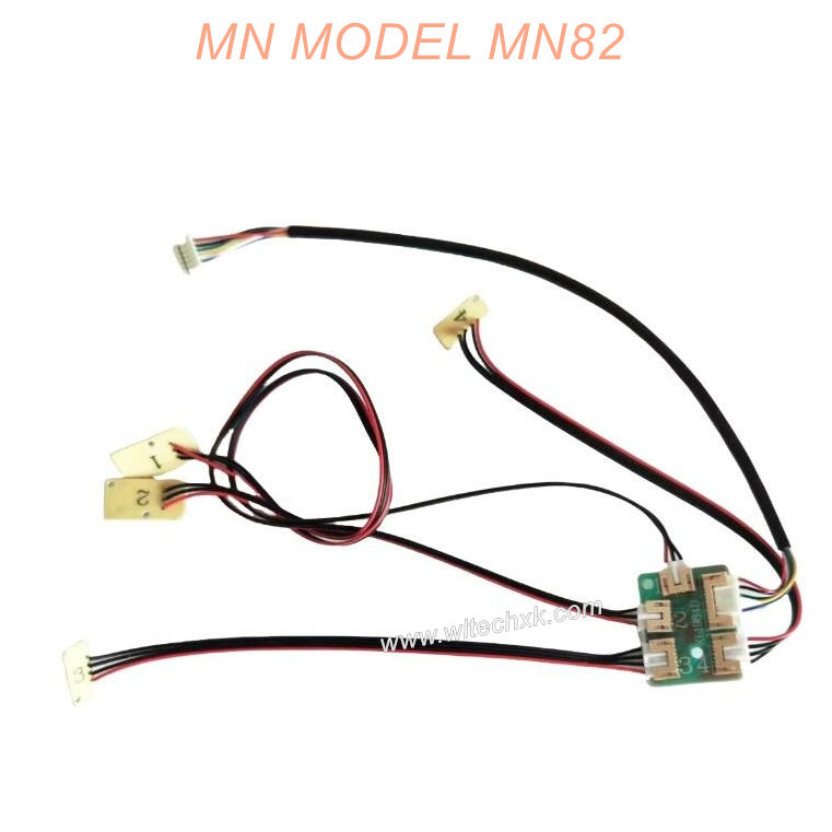 82A-02 MN MODEL MN82 RC CAR Parts LED Light assembly-1