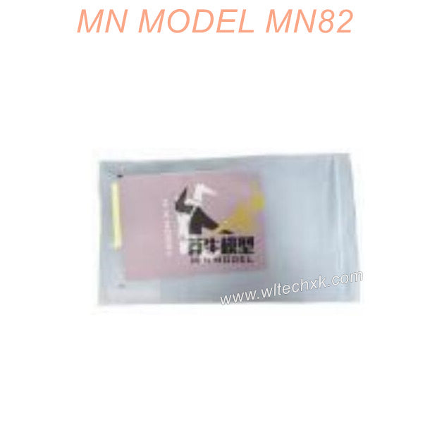 82A-P MN MODEL MN82 RC CAR Parts Manual and USB Charger