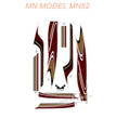 82P-04 MN MODEL MN82 RC CAR Parts Decorative stickers