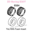ZD Racing EX07 Parts Tire With Foam Insert 8584