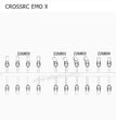 CROSSRC EMO X Parts Ball Head Buckle Assembly CS-97401085-2