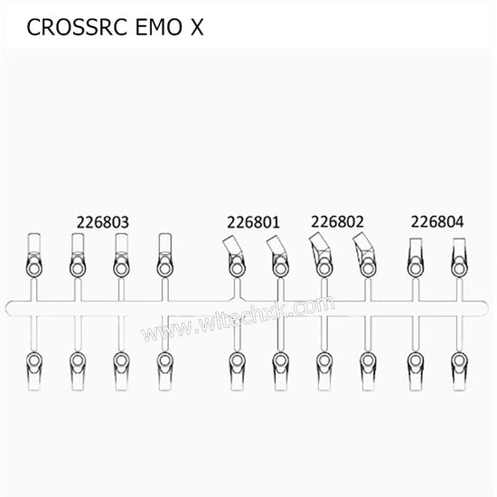 CROSSRC EMO X Parts Ball Head Buckle Assembly CS-97401085-2
