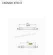 CROSSRC EMO X Parts Balance Rod Assembly CS-97401103-2