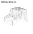 CROSSRC EMO XX Parts Transparent Car Body Transparent 241301 CS-97401507