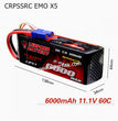 CROSSRC EMO X5 Parts Leopard 3S Short 6000mah