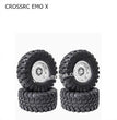 CROSSRC EMO X Parts 2.2 inch Black Mud Wheel Boots Tire-3