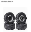 CROSSRC EMO X Parts 2.2 inch Black Mud Wheel Boots Tire