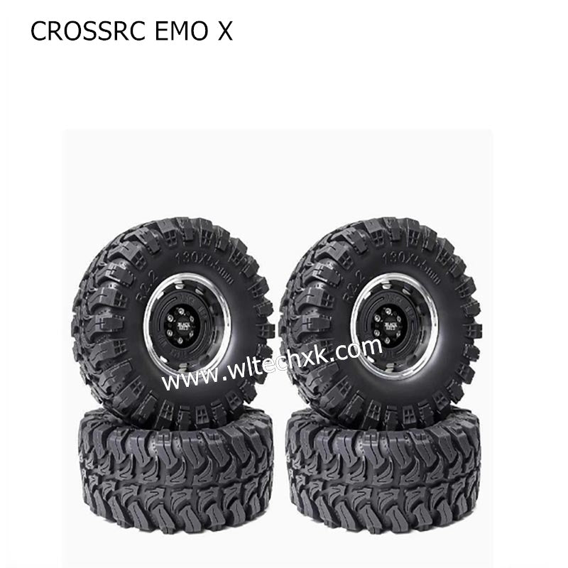 CROSSRC EMO X Parts 2.2 inch Black Mud Wheel Boots Tire