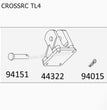 CROSSRC TL4 Parts Rear Tow Hook Seat CS-97401371