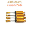 9-JJRC C8805 Upgrade Parts Metal Oil Shock Gold