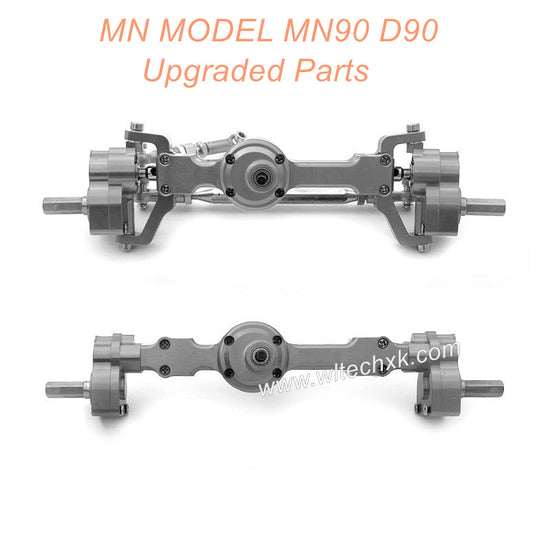 9-MNMODEL-MN90-D90-rc-car-Upgrade-Parts-Front-and-Rear-Axle-Assembly-Titanium