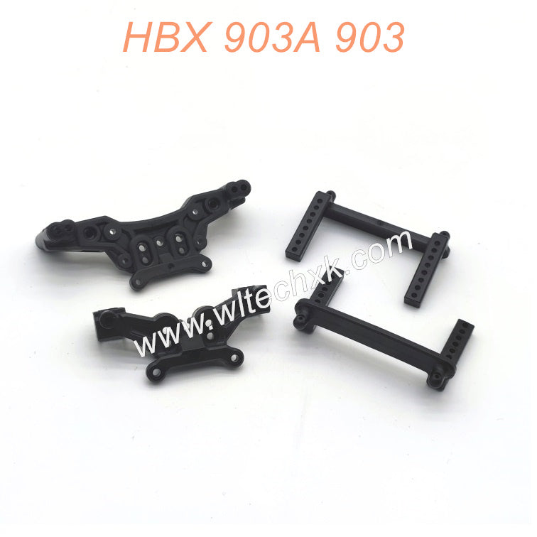 90104 Front Rear Shock Tower+Body Post Parts for HAIBOXING 903 903A-1