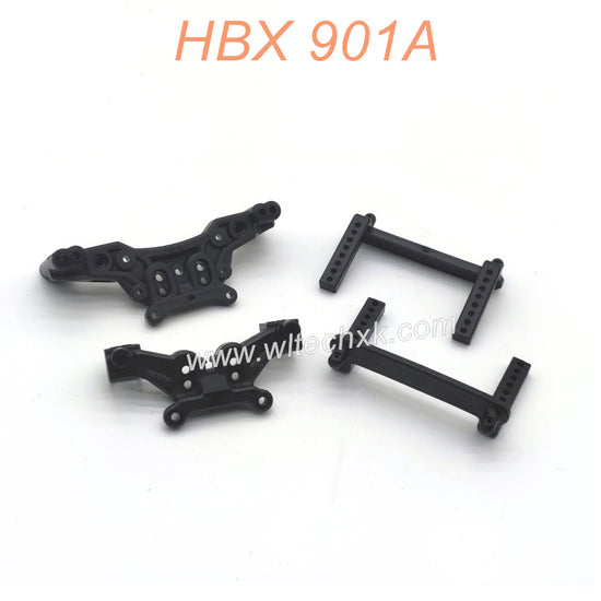 90104 Front Rear Shock Tower+Body Post Parts for HBX 901A 901-1