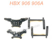 90104 HBX 906 906A RC Car Parts Front Rear Shock Tower, Body Post-1