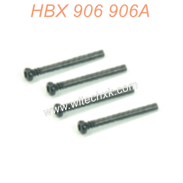 90117 HBX 906 906A RC Car Parts Front Upper Suspension Arm Hinge Pins ST3X28mm