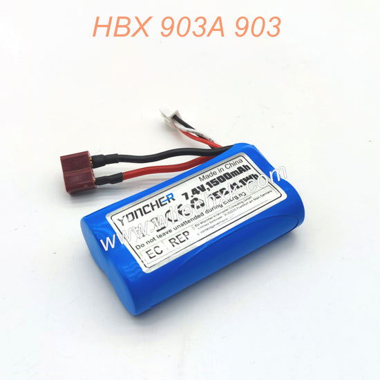 90129 Li-ion Battery 7.4V 1500mAh Parts for HAIBOXING 903 903A
