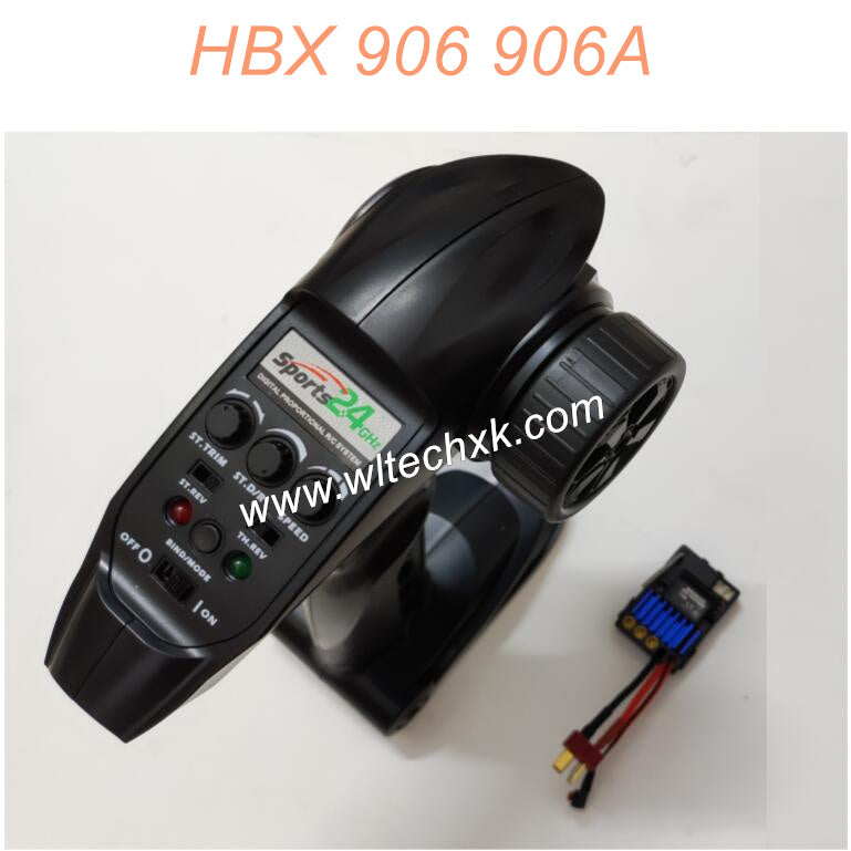 90208-HBX 906A RC Car Parts Brushless Transmitter E770C+ESC