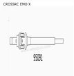 CROSSRC EMO X Parts Front CVD (long) 95091 CS-97401074-1