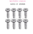 WLTOYS 124018 RC Car Original parts A202-15 Cross flat head screw 2X8KB