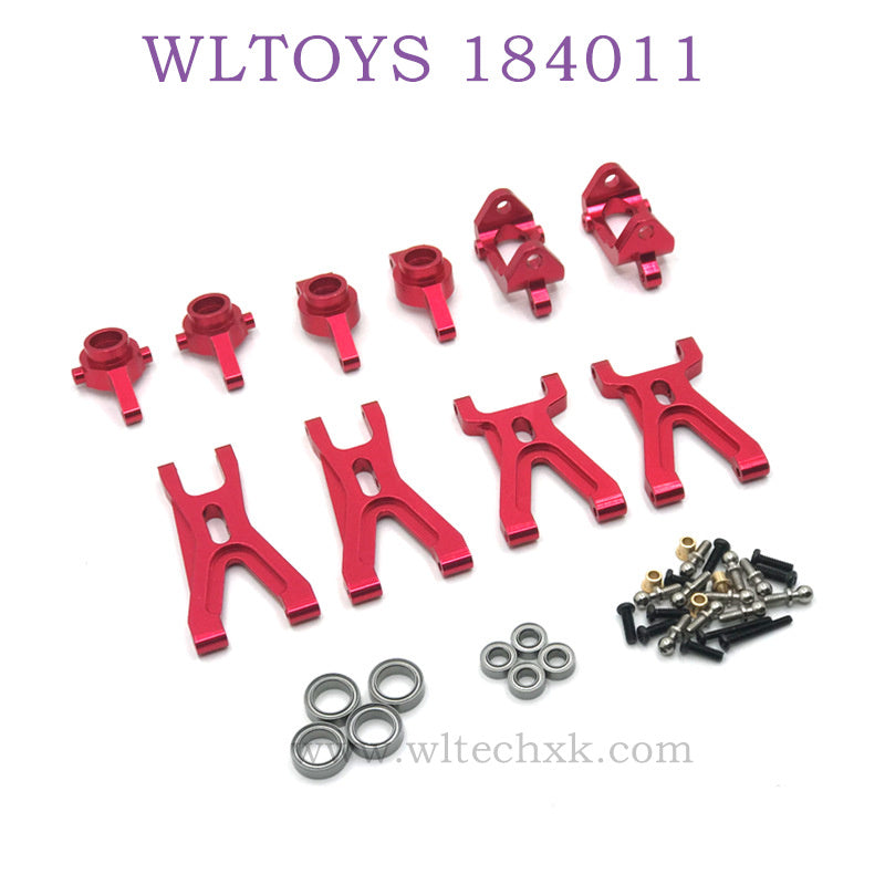 Upgrade For WLTOYS 184011 Parts Swing Arm Kit red