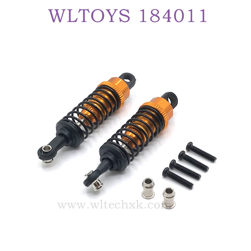 Upgrade For WLTOYS 184011 Parts Semi Metal Shock Absorber gold