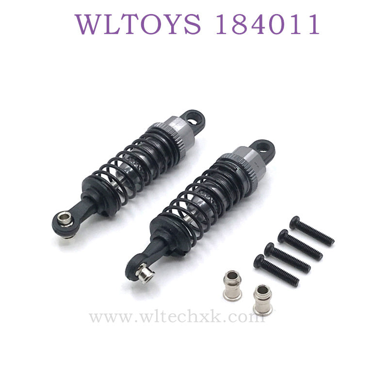 Upgrade For WLTOYS 184011 Parts Semi Metal Shock Absorber titanium