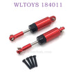 Upgrade For WLTOYS 184011 Parts Metal Shock Absorber red