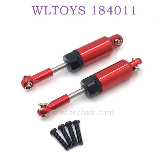 Upgrade For WLTOYS 184011 Parts Metal Shock Absorber red