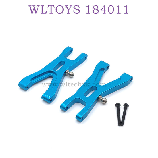 Upgrade For WLTOYS 184011 Parts Rear Swing Arm blue