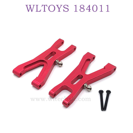 Upgrade For WLTOYS 184011 Parts Rear Swing Arm red