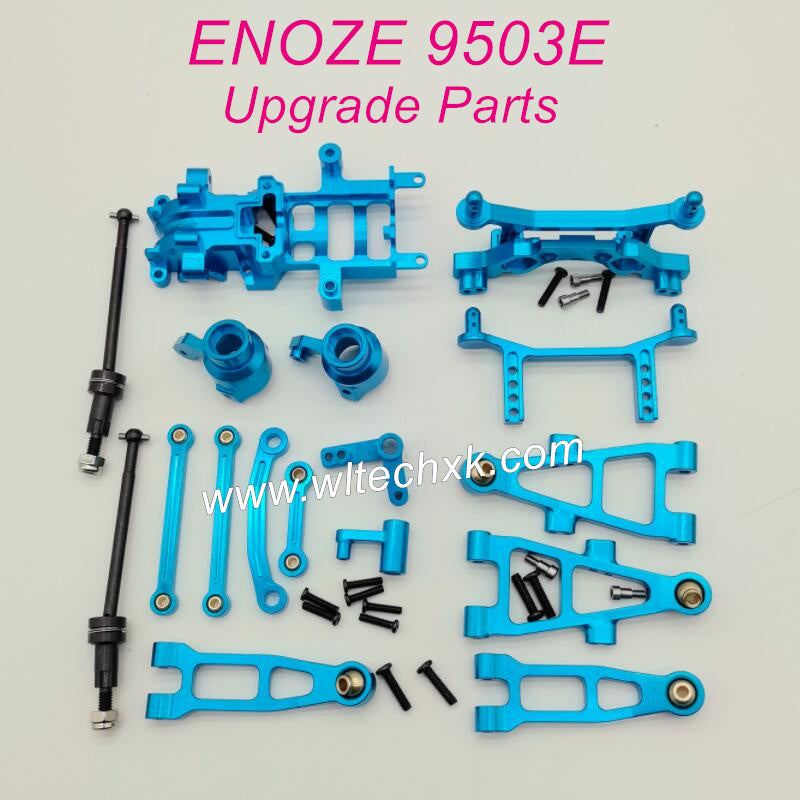 B2-ENOZE 9503E Upgrade Parts Metal Bone Dog and Swing Arm kits Blue