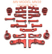 B3-MN-RC MN38 Upgrade PARTS-Metal Kit Red
