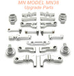 B3-MN-RC MN38 Upgrade PARTS-Metal Kit Silver