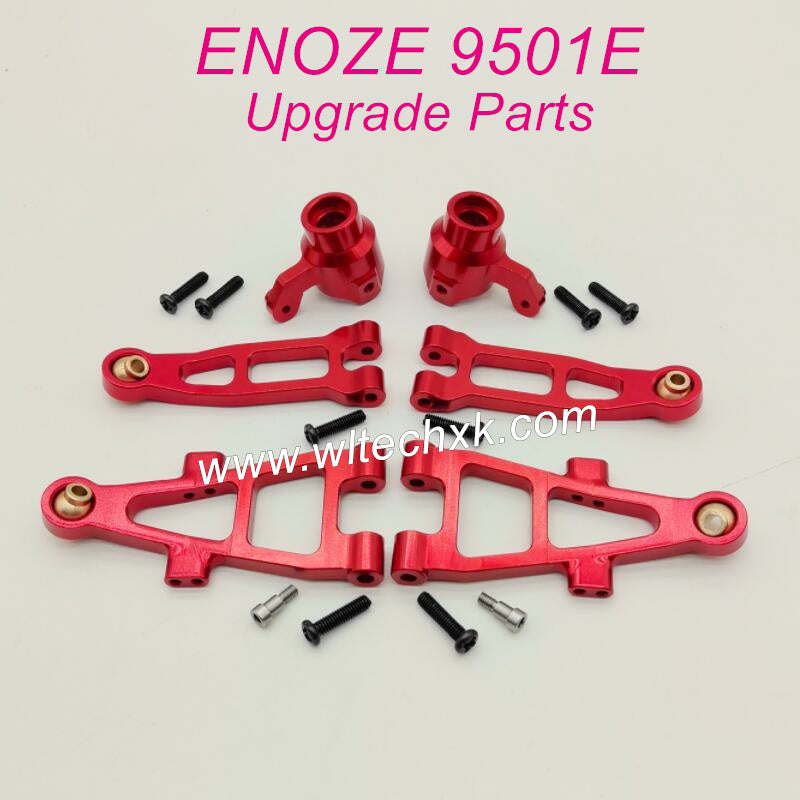 B9-ENOZE 9501E Upgrade Parts Upper and Lower Swing Arm set Red-1