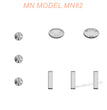 C82-03-08 MN MODEL MN82 RC CAR Parts Handle Fuel tank cap Trim