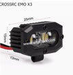 CROSSRC EMO X3 Parts Bumper Spotlight TRX4 SCX10-4